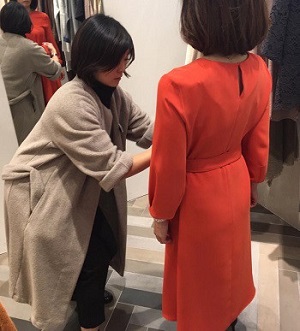 ショッピング同行の一コマ